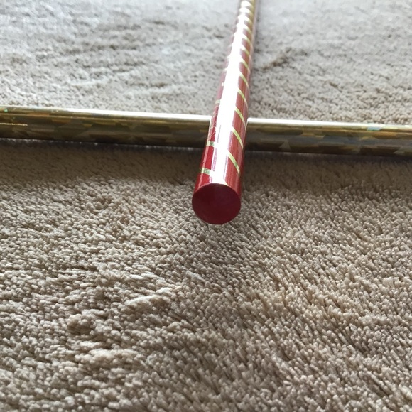 1 Walt Disney World Parks Eraser Gold 1 Red ADI Christmas Sparkle Stripe Pencils - Picture 7 of 7